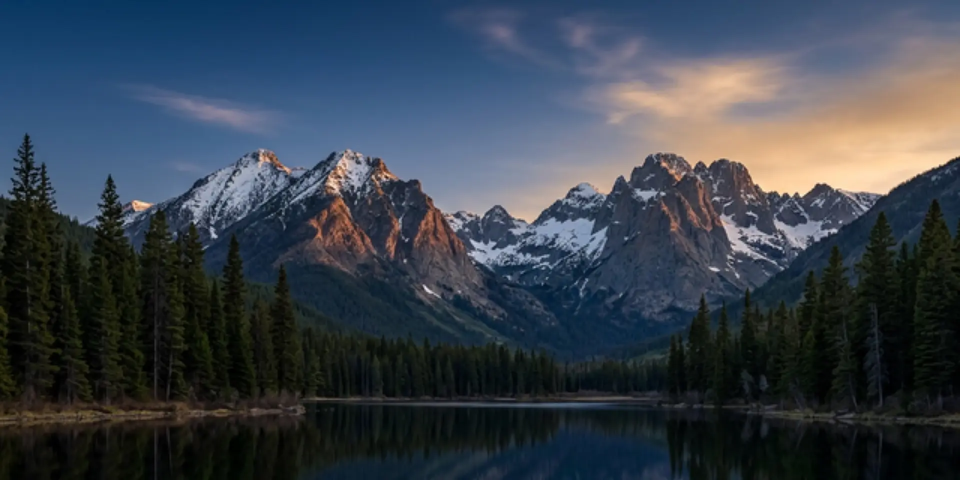 Mountain lake in Montana