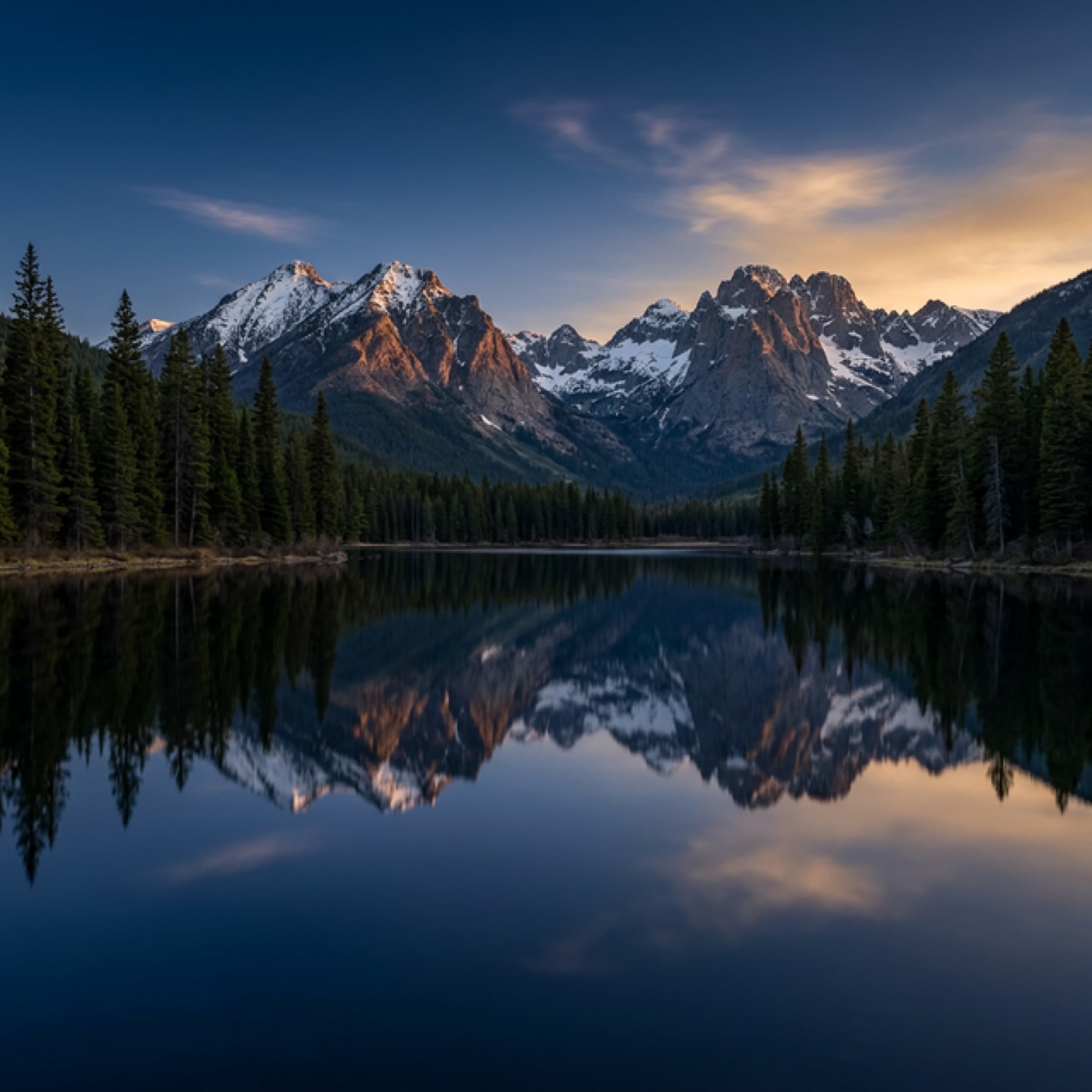 Mountain lake in Montana